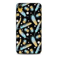Apple iPhone XR Kılıf Desenli Özel Seri Tüyler (26) Tpu Silikon Kılıf
