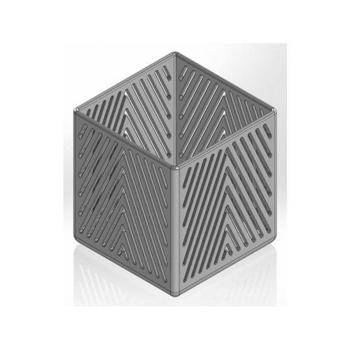 Eğimli Dikdörtgen Yırtmaçlı Kare Kalem Kutusu (Bu ürün Sadece Plastik parçadır - Almadan Önce Soru Sorabilirsiniz)