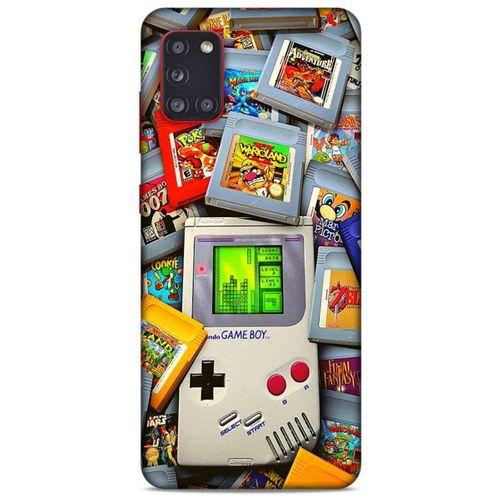 Retro (50) Desen Shockproof Kılıf Renkli Samsung Galaxy A31 Kılıf