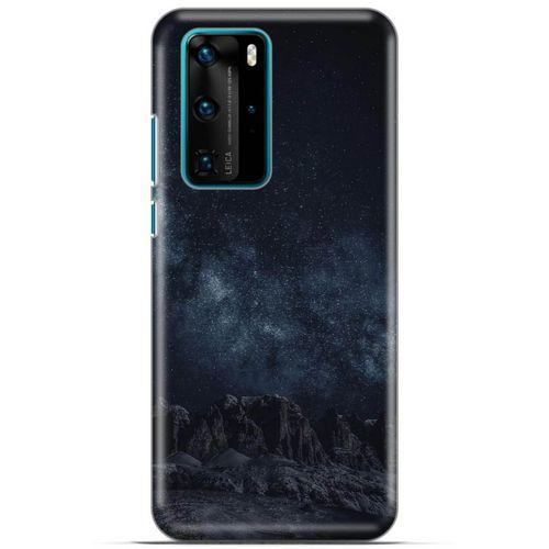 Lopard Huawei P40 Pro Uyumlu Kılıf Gece'S (3) Kapak Siyah