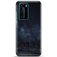 Lopard Huawei P40 Pro Uyumlu Kılıf Gece'S (3) Kapak Siyah