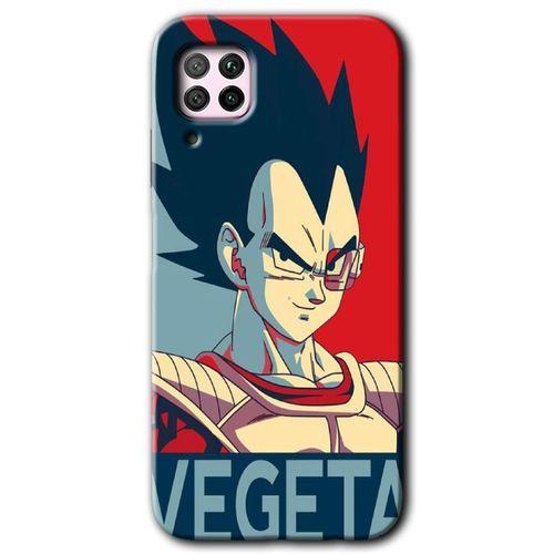 Huawei P40 Lite Kılıf HD Desen Baskılı Arka Kapak - Vegeta