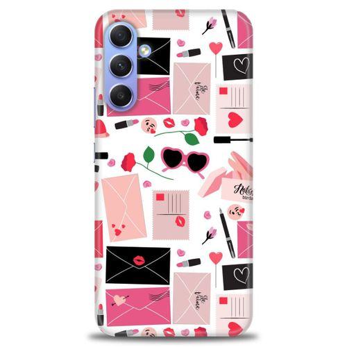 Samsung Galaxy A24 Kılıf HD Baskılı Kılıf - Je Taime + Tam Ekran Koruyucu