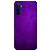 Realme 6 Pro Uyumlu Kılıf Mor Delisi (2) Kabı Noktalı