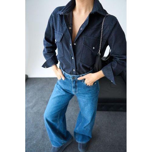 Cepli Kot Gömlek - Lacivert