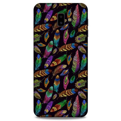 Samsung Galaxy J6 Plus Kılıf Desenli Özel Seri Tüyler (15) Antişok Kılıf