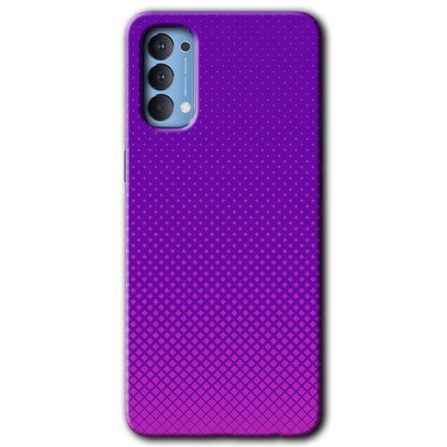 Potkal Hediye Fabrikası Oppo Reno 4 Kılıf HD Desen Baskılı Arka Kapak - Semantic