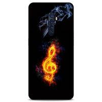Lopard Oppo Reno 2 Uyumlu Kılıf FireX (13) Silikon Kap Sembol G Clef