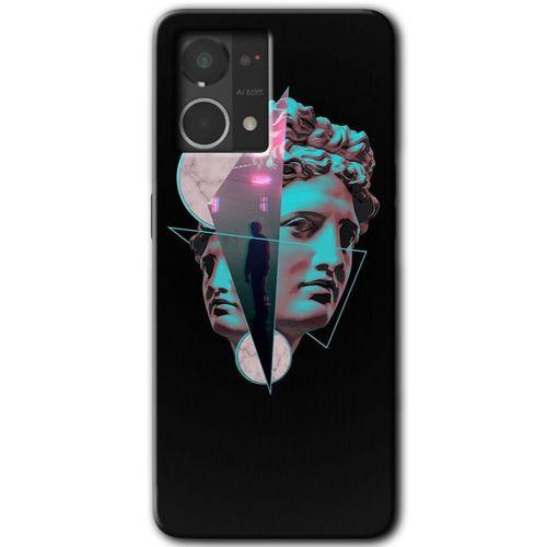 Oppo Reno 7 4G Kılıf HD Desen Baskılı Arka Kapak - Heykel