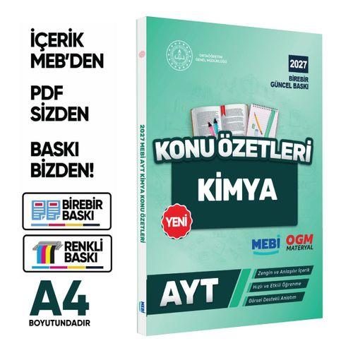 2027 YKS-AYT MEBİ-OGM Pratik Konu Özet Kitap SETİ RENKLİ A4 Boyut Görsel Destekli BASKI ÜCRETİ