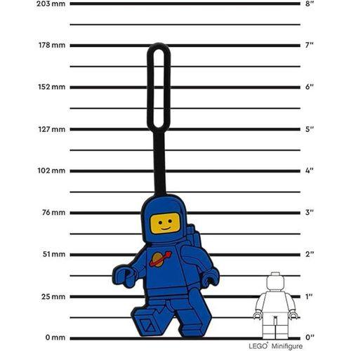 Lego Spaceman Silicone Bag Tag - Blue 53482