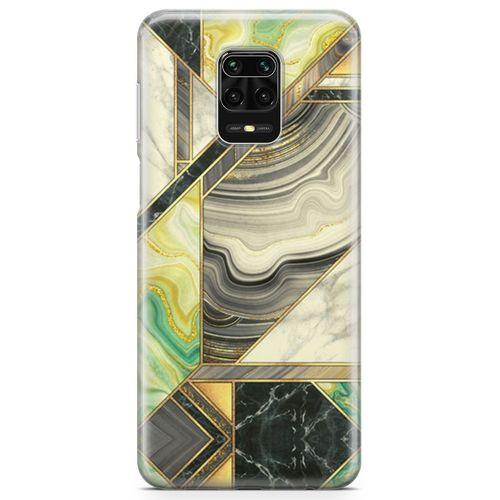 Xiaomi Redmi Note 9S Kılıf Vintage Mermer Arka Kapak Koruma Desenli Full Koruyucu