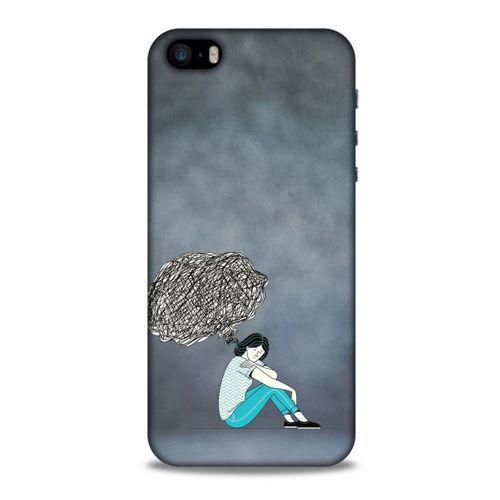 Apple Iphone 5S Kılıf Depresyon (5) Koruma Kabı Fuşya