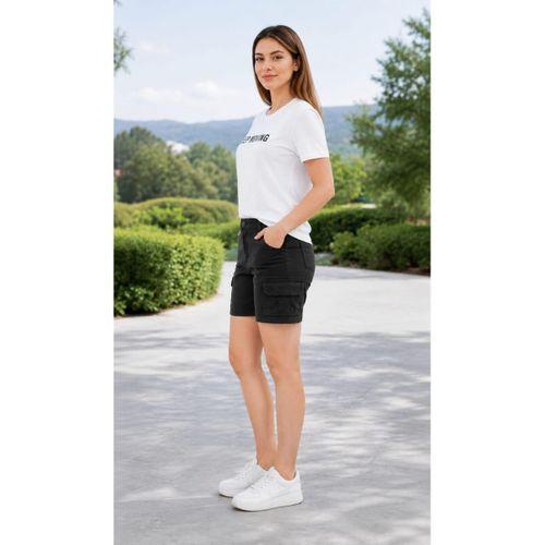 Baskılı Bisiklet Yaka Pamuklu T-shirt