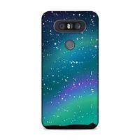 LG Q60 Kılıf Kuzey İsiklari Arka Kapak Silikon Koruma Full Koruyucu