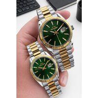 Slazenger Çiftlere Ve Sevgiliye 2 Yıl Garantili Özel 10 Atm Suya Dayanıklı Cift Saati FYS.2583.270