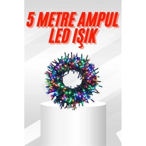 Renk Pilli Led Işık Çok Fonksiyonlu Enerji Tasarruflu 5 Metre