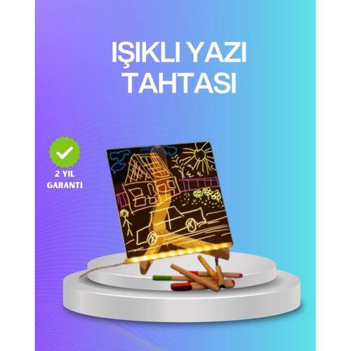 Çocuklar Ve Yetişkinler İçin Usb Led Işıklı Çizim Panosu