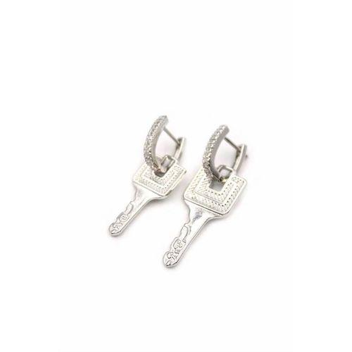 Anahtar Küpe - Gümüş