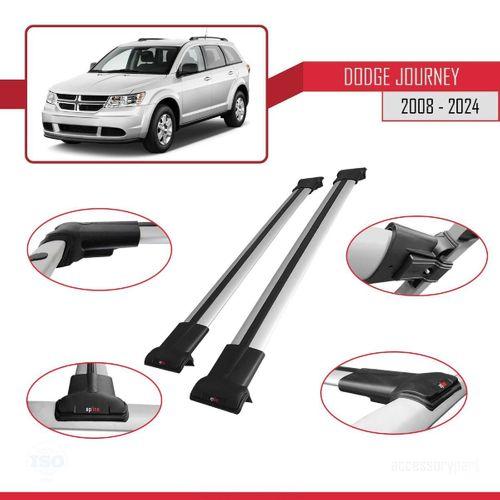 Dodge Journey 2008 ve Sonrası ile Uyumlu FLY Model Ara Atkı Tavan Barı GRİ