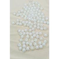 Dünya Boncuk İçten Boncuklu Bileklik Çanta Boncuğu 10 mm 50 gr Beyaz - BNC463