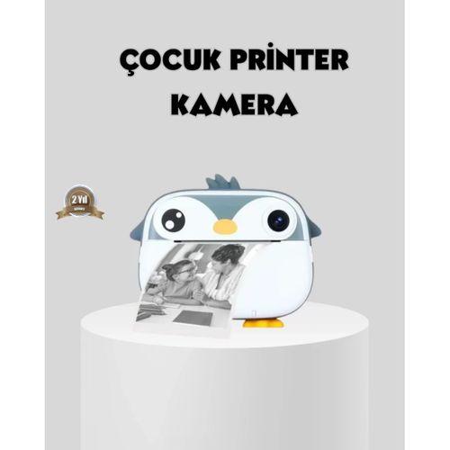 Termal Baskı Çocuk Kamerası Hd Çekim Usb Şarjlı Eğitici Oyuncak