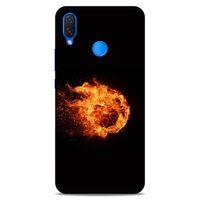 Lopard Huawei Psmart 2019 Uyumlu Kılıf FireX (29) Arka Koruma Kılıfı Ateş Topu