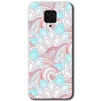 BeRa Aksesuar Xiaomi Redmi Note 9s Kılıf Baskılı Kapak - Çin Mandala 1 +Tam Kaplayan Mat Seramik