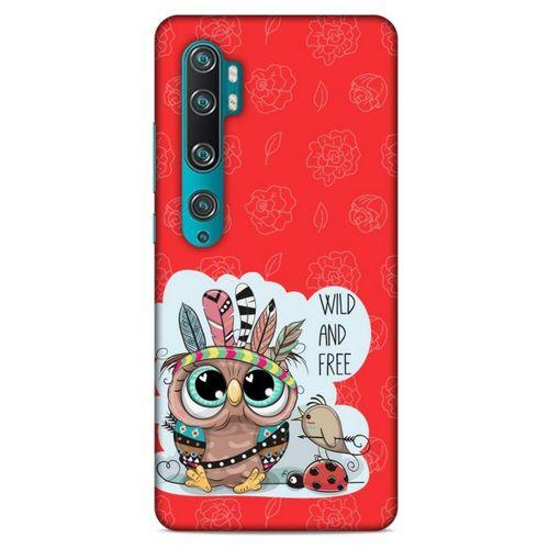 Animax Kırmızı Kızılderili Baykuş Xiaomi Mi Note 10 Kılıf Desenli Silikon