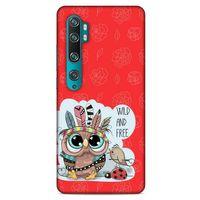 Animax Kırmızı Kızılderili Baykuş Xiaomi Mi Note 10 Kılıf Desenli Silikon