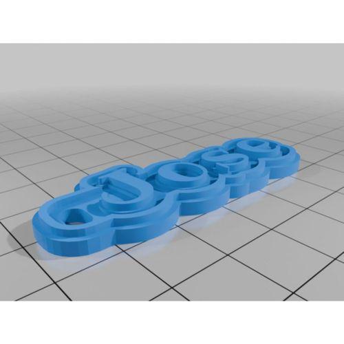 Jose Llaveroooo 3D Baskı (Bu ürün Sadece Plastik parçadır - Almadan Önce Soru Sorabilirsiniz)