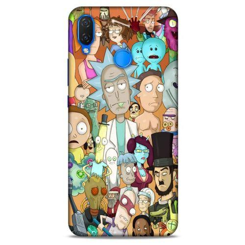 Huawei Psmart 2019 Uyumlu Kılıf Rick And Morty (35) Fit Design Kılıf Cop Rick