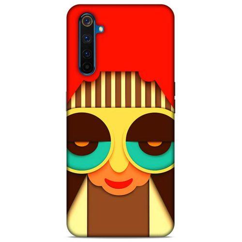 Lopard Oppo Realme 6 Uyumlu Kılıf Soyut Sanat (5) Baskılı Koruma Kabı