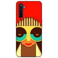 Lopard Oppo Realme 6 Uyumlu Kılıf Soyut Sanat (5) Baskılı Koruma Kabı