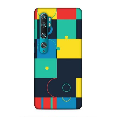 Xiaomi Mi Note 10 Uyumlu Kılıf Insomnia (13) Silikon Kap Yeşil Sarı