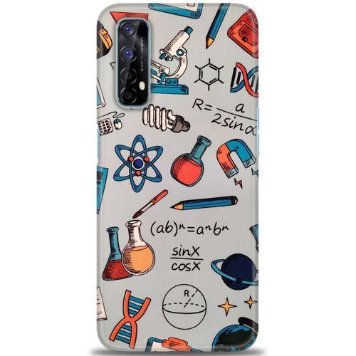 Realme 7 Kılıf HD Baskılı Kılıf - Formüller + Tam Ekran Koruyucu