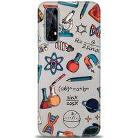 Realme 7 Kılıf HD Baskılı Kılıf - Formüller + Tam Ekran Koruyucu