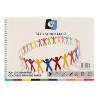 ALEX SPİRALLİ FON BLOKNOT 25X35CM 15 ' li 120 GR (ALEX-841 )