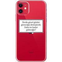 Iphone 11 Kılıf HD Yazı Baskılı Silikon Arka Kapak - Yazı 7
