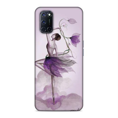Oppo A72 Kılıf Cicekle Dans Arka Kapak Silikon Koruma Full Koruyucu