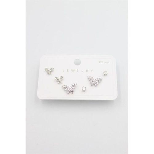 Çoklu Set Küpe - Gümüş