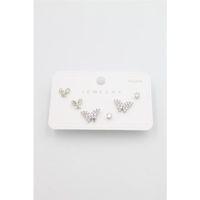 Çoklu Set Küpe - Gümüş