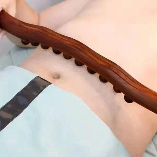 60 Cm Doğal Ahşap Masaj Sopası