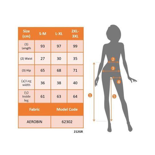 Kadın Yüksek Bel Yandan Yırtmaç Detaylı Aerobin Pantolon