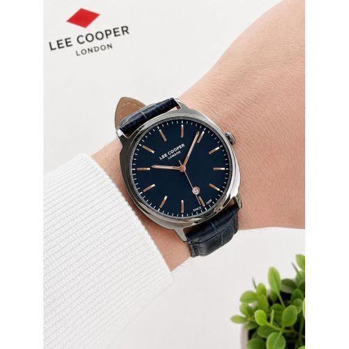 Lee Cooper Erkek Kol Saati 50 Mt Suya Dayanıklı Deri Kordon Bileklik Hediyeli VS.BLKT.0983