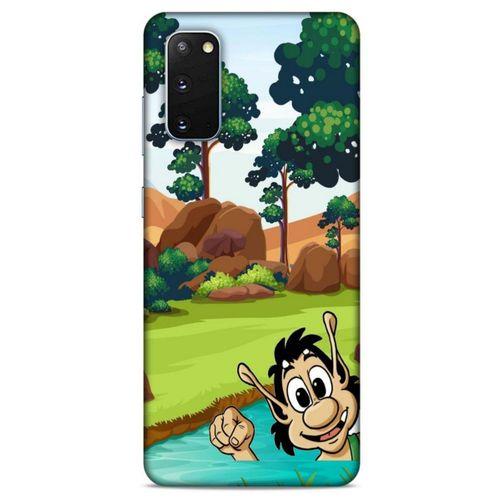 Retro (10) Desen Full Koruma Kılıfı Renkli Samsung Galaxy S20 Kılıf