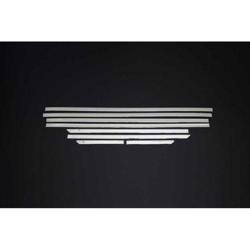 Ford Tourneo Uyumlu Custom Krom Cam Alt Çıtası 8 Parça Kısa Şase 2012 Ve Sonrası