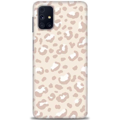 Samsung Galaxy M31S Kılıf HD Baskılı Kılıf - Kahve Leoapar + Tam Ekran Koruyucu