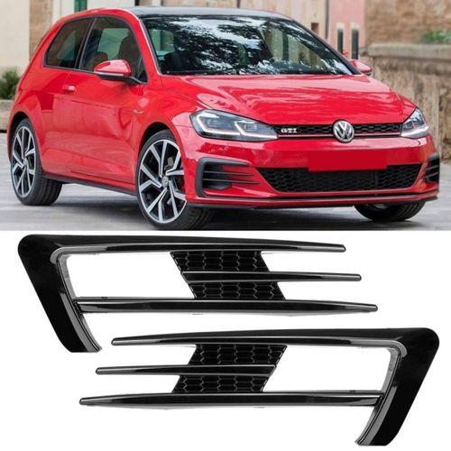 Volkswagen Golf Uyumlu 7 Sis Farı Çerçevesi Piano Black 2014-2017