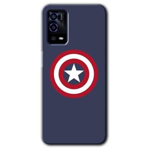 Oppo A55 HD Baskılı Kılıf + 9D Tam Ekran Koruyucu - Captain!